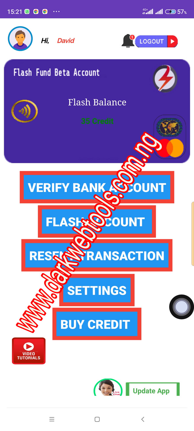Flash Fund Beta Application - Fake Transfer